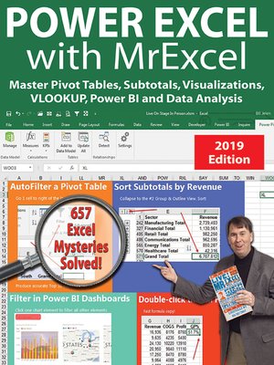 Power Excel 2019 with MrExcel - ebook